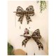 thumbnail image 2 of Leopard Print Bow Wall Shelf Decorative Hanging Jewelry Rack Wall Storage Rack, 2 of 5