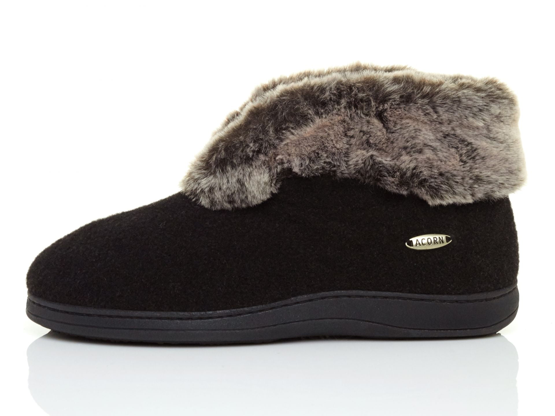 acorn chinchilla bootie