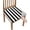 Stripe7san5676, variant on Dining Room Chair Seat Covers, Black White Stripes Classical Art Removable Stretch Chair Seat Cushion Slipcovers Protector for Holiday Party Festival Decoration, Set of 4