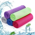 thumbnail image 1 of 5 toallas de refrigeración para el cuello, toalla de microfibra para hielo, toalla suave y transpirable para yoga, golf, gimnasio, camping, correr, entrenamiento y más actividades. Ormromra LRWJ818-2, 1 of 7