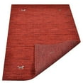 thumbnail image 3 of Rugsotic Carpets Handmade Rugs Hand Knotted Loom Rectangle 3'x5' Red Wool for Indoor Use, 3 of 5