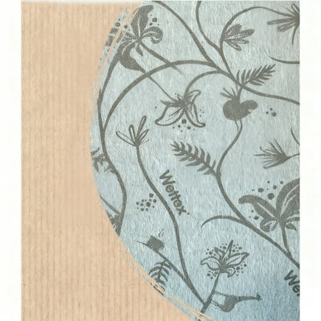 Swedish dishcloths set of 10, biodegradable cellulose sponges, durable absorbent reble cloths for cleaning kitchen bathroom car, brown