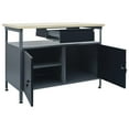 thumbnail image 5 of vidaXL Workbench Black 47.2"x23.6"x33.5" Steel, 5 of 8