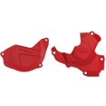 thumbnail image 1 of Polisport Clutch/Ignition Cover Kit, Red, 1 of 2