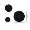 thumbnail image 3 of Alfombrilla de limpieza de brochas, almohadilla limpiadora de brochas de maquillaje de silicona, herramienta de lavado portátil, alfombrilla de limpieza de maquillaje cosmético con ventosa (negro, 3 of 3