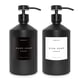 thumbnail image 1 of Set dispensador de jabón Homelistic Luxury Glass, 2 botellas, 1 of 7