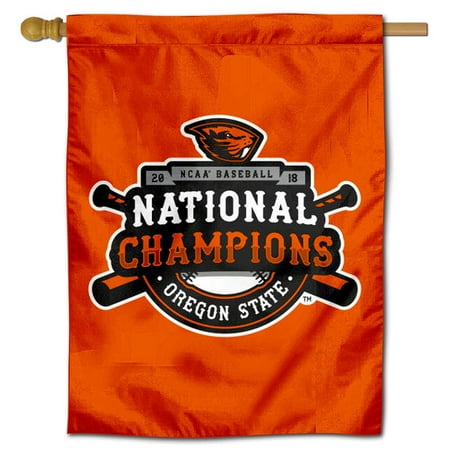 Baseball House Flag - OSU Beavers College Baseball National Champions 30