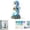 #5173-B, variant on Creatitoy Mythical Bead Making Kit For Beginners - DIY Sea Creature Beaded Figurine Making Craft Kit With Sparkling Crystal Beads, Sea-Glass Beads & Photo Instructions for Room Decor, Shelf Display