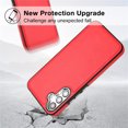thumbnail image 3 of ELEHOLD Leather Case For Samsung Galaxy A54 5G,Premium Leather Material Slim Lightweight Camera Protection Full Body Shockproof Luxury Case,Red, 3 of 5