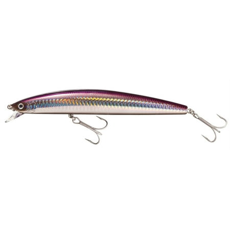 UPC: 0043178036174 | Daiwa Salt Pro SP Minnow Floating Striper 5  Lure Purple Back Silver DSPM13F18