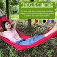 thumbnail image 6 of Hammock -Light Travel Camping, Outdoor Hammock, 450lbs Load Capacity, Breathable, Portable Nylon Fabric Hammock Set, Multifunctional Outdoor Indoor Garden Hiking Beach, 6 of 9