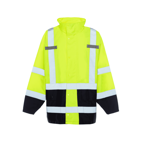 UHV822 HiVis Waterproof Rain Jacket with Teflon™ Fabric Protector