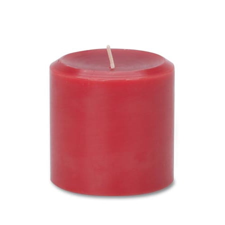 Cinnamon Scented Candle - Cinnamon Scented Pillar Candle: 2.8 x 2.8 inches