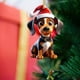 thumbnail image 4 of Adorno colgante de Navidad para perro - Pequeña mochila acrílica para coche y decoración para árbol, casa, pared, regalos, 4 of 6