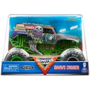 Monster Jam, Official Grave Digger Monster Truck, Collector Die-Cast Vehicle, 1:24 Scale