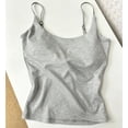 thumbnail image 4 of Posijego Women's Tank Tops Spaghetti Straps Built in Bras Sleeveless Camisoles Tank Tops Summer Undershirts for Women, 4 of 5