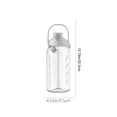 thumbnail image 3 of Qholemyo 70oz Large Water Bottle Plastic Sports water bottle For Outdoor Gym Hiking Leakproof Portable Drink bottle, 3 of 6