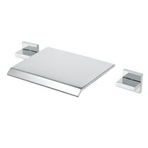 Two Handles High Flow Rate Wall Mount Bathtub Faucet Waterfall Tub Filler Faucet,Chrome Finish Sumerain