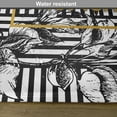thumbnail image 6 of Ambesonne Flower Place Mats Set of 4, Exotic Petals Butterfly, Standard Size, Black White Pale Coffee, 6 of 6