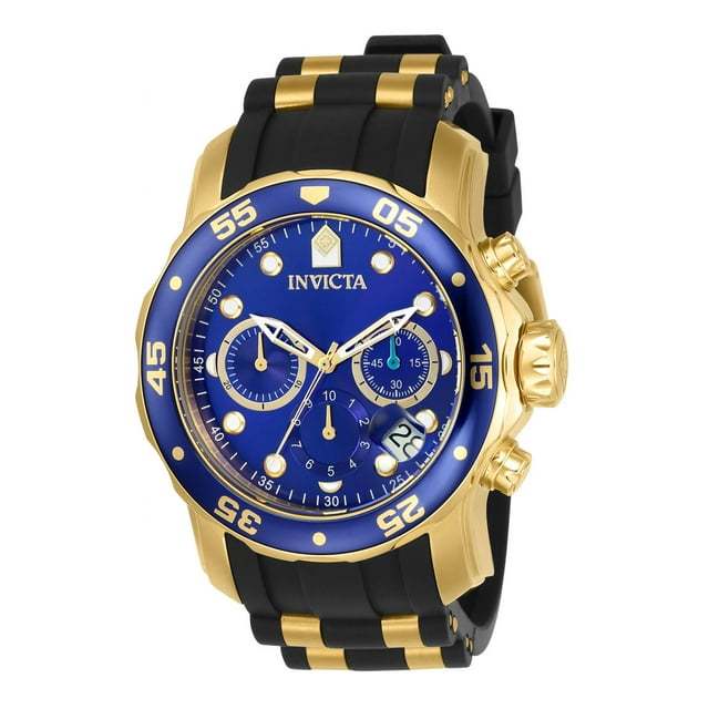 Reloj Invicta 17882 Pro Diver Hombres Oro negro 48mm Acero inoxidable silicona