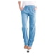thumbnail image 5 of Qarigey Pantalones holgados informales, relajados y elegantes, color azul claro, en tela de lino y algodón Pantalones de lino y algodón Prendas para la parte inferior del cuerpo azul claro METRO, 5 of 6