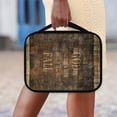 thumbnail image 3 of Renewold Men Casual Bible Covers for Study Bibles Brick Print Bible Carrying Case Brown Bible Book Cover Durable Bible Accessories Protective with Handle, 3 of 7