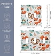 thumbnail image 3 of 2 Gang Light Switch Cover Plate Squirrel Fox Owl Leaf Wall Plate Decorate Electrical Outlet Cover Plates 4.56”x4.48”, 3 of 8