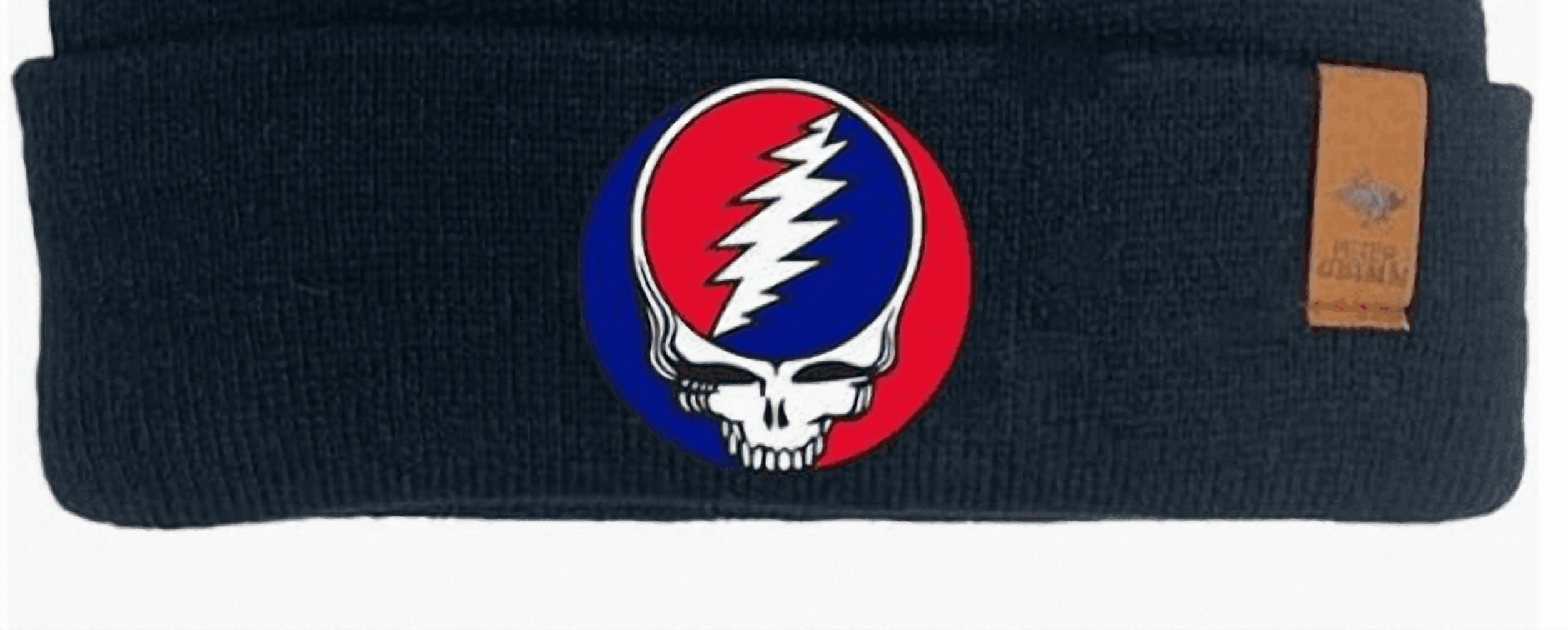 Peter Grimm Grateful Dead Beanie Hat, Unisex Black