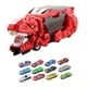 thumbnail image 5 of Camión CUTICAT transportador de dinosaurios juguete devorador rojo, 5 of 8