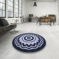 thumbnail image 3 of Ahgly Company Indoor Rectangle Patterned Night Blue Area Rugs, 3' x 5', 3 of 6