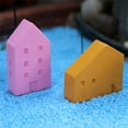 thumbnail image 4 of 7pcs/set Plant Support Stake Resin Mini House Resin Figurines Garden Stakes for Potted Plant Yard Outdoor Decorations, 4 of 9