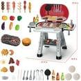 thumbnail image 6 of Kids Play Kitchen Toys, 68pcs Kids BBQ Grill Playset with Smoke, Sound & Light, Pretend Play Food Hamburger, Interactive Toys Barbecue Cooking Game for Toddlers Boys Girls 3-5, 6 of 8