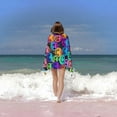 thumbnail image 6 of Colorful Halloween Pumpkin Pattern Large Beach Towel - Plush Thick Cotton Pool Towel, Adult Beach Towels, 6 of 17