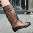 thumbnail image 7 of YUEHUA Womens Rain Boots Waterproof Fashion Mid Calf Rain Boots for Women Lightweight Proof Hiking Camping Wading Shoes Anti-Slip Shoes Outdoor Garden Shoes Womens Waterproof Boots, 7 of 7