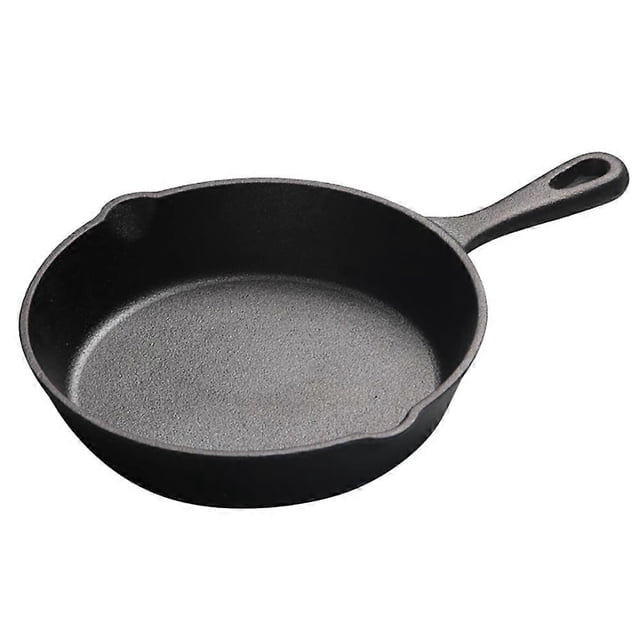 Cast Iron Skillet Pan for Indoor and Outdoor Use Grill Black B
