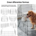 thumbnail image 2 of Jaula plegable para mascotas corral portátil para perros pequeños y medianos valla interior exterior para perros gatos y conejos negro 24×24in 8, 2 of 8