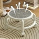 thumbnail image 5 of Pisexur Batería de cocina Taburete pequeño con ruedas y asiento bajo con ruedas giratorias de 360 grados, cómodo, transpirable y ergonómico. para la cocina del hogar, 5 of 6