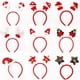 thumbnail image 3 of 2023 decoraciones de fiesta de moda bebé niña mágica Navidad Santa Claus muñeco de nieve ciervo cuerno asta banda para el cabello, 3 of 4