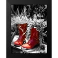 thumbnail image 2 of Navas, Emily 11x14 Black Modern Framed Museum Art Print Titled - Rain Boots Border, 2 of 5