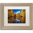 thumbnail image 1 of Trademark Fine Art "River Mirage" Canvas Art by Michael Blanchette Photography White Matte, Birch Frame, 1 of 3