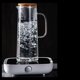 thumbnail image 5 of Jarra de Agua de Vidrio de 1,7 L con Asa, Tapa de Bambú, Resistente Al , Hervidor de Agua FríA y Caliente, Capacidad para Té, Jarra de Jugo de Agua, 5 of 5