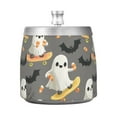 thumbnail image 7 of Yayeee Ashtray with Lid for Cigarette Smokeless Stainless Steel Home Ash Holder, Cute Ghosts, 7 of 7