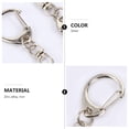 thumbnail image 4 of Raindrops 30pcs Spring Snap Keychain Clips for DIY Keychains, 4 of 7