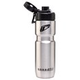 thumbnail image 1 of Speedfil Speedflask 21Oz. Botella De Agua Para Deportes De Ciclismo De Acero Inoxidable Con Aislamiento Al Vacío Y Tapa Trasera De Rebote 2.0 (Plateada), 1 of 5