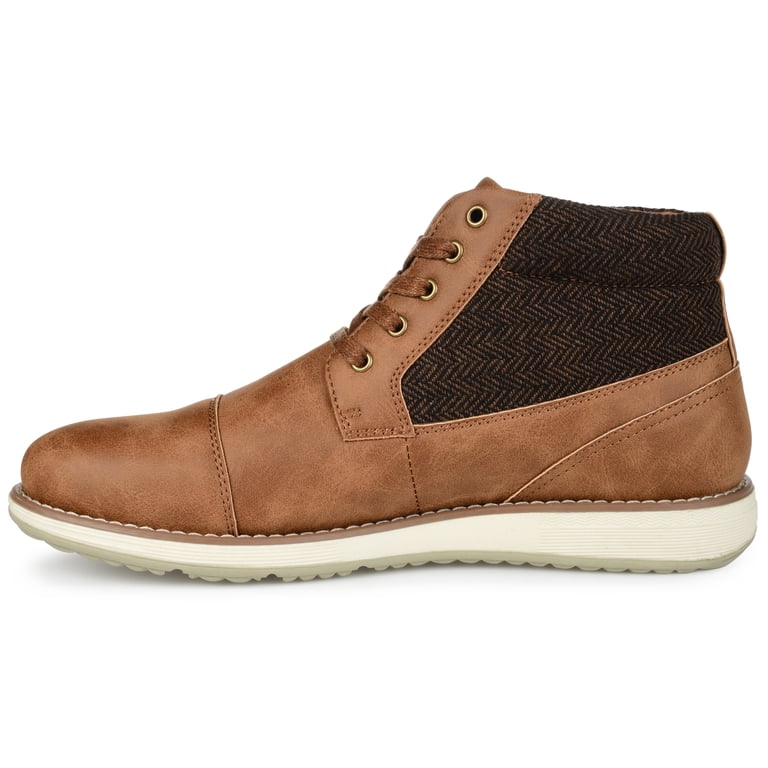 Vance Mens Jones Tru Comfort Foam Lace-up Cap Toe Ankle Boot 