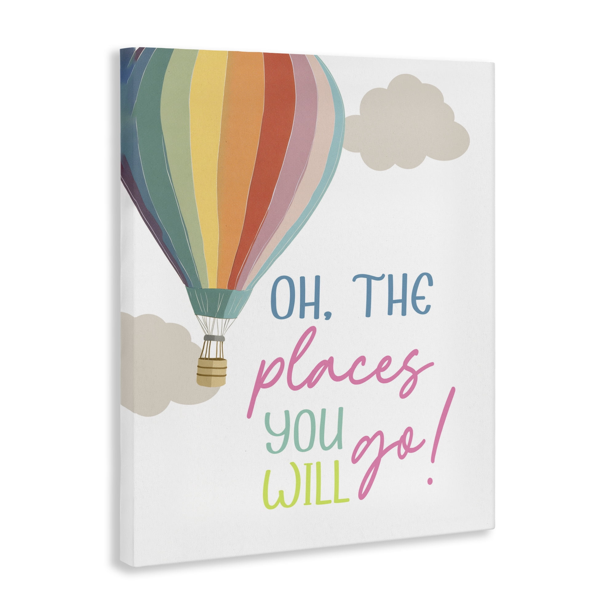 Stupell Industries The Places You Will Go Canvas Wall Art, design by Christine Simpson Art