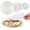 Clear, variant on 60 Pcs Bowl Covers for Bread Proofing, Plastic Shower Caps for Sourdough Bread, Food Covers Elastic Reusable Stretch, Food Wrap 3 Size, Fresh Keeping Bags（6/8/10inch）
