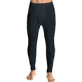 thumbnail image 2 of Hanes Men`s Thermal Pants, 22804, XL, Black, 2 of 2