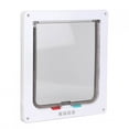 thumbnail image 3 of Pet Entry Door, Lockable Cat Flap Door, Transparent Flap For Window Door, 3 of 8