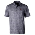 thumbnail image 2 of Men's Cutter & Buck Black Alabama Crimson Tide Pike Constellation Stretch Polo, 2 of 3